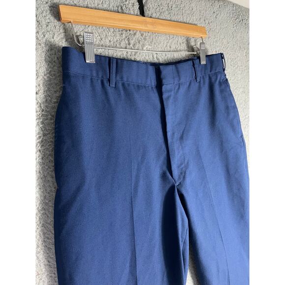 DSCP Tennessee Apparel Mens Blue Wool Blend Dress Pants 33R Military Formal - Picture 8 of 12